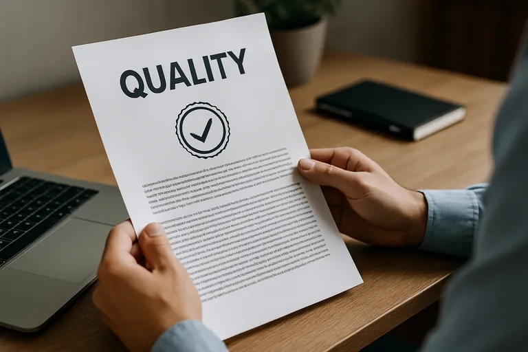 Kwaliteit en tevredenheidsgarantie